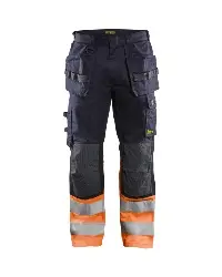 148915138953 Multinorm Arbeitshose Inhärent Navy/Orange D96