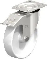 Produktfoto 1 von LX-PO 200XR-FI BLICKLE Edelstahl-Lenkrolle, mittelschwere Ausführung