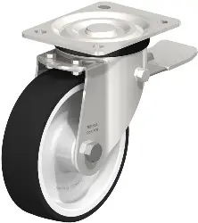 Produktfoto 1 von LX-POTH 160G-ST BLICKLE Edelstahl-Lenkrolle, mittelschwere Ausführung