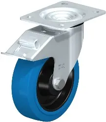 Produktfoto 1 von LE-POEV 160XR-FI-SB BLICKLE Stahlblech-Lenkrolle mit Anschraubplatte