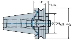 Produktfoto 1 von C63905850040 SANDVIK COROMANT CAPTO-Grundhalter