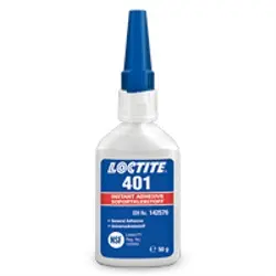 142576 LOCTITE 401, Sofortklebstoff, Cyanacrylat, 1K, farblos/ transparent, 50G Flasche
