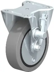 Produktfoto 1 von B-GEV 160K-TMR-SG BLICKLE Bockrolle mit Totmannbremse