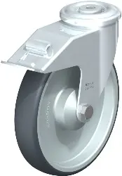 Produktfoto 1 von LER-TPA 200K-FI BLICKLE Stahlblech-Lenkrolle mit Rückenloch