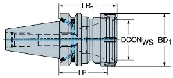Produktfoto 1 von 392.55514-3032060 SANDVIK Collet chuck adaptors