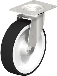 Produktfoto 1 von LEX-POTH 200XR BLICKLE Edelstahl-Lenkrolle mit Anschraubplatte