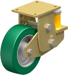 Produktfoto 1 von BSFE-GST 252K BLICKLE Stahlgeschweißte Schwerlast-Bockrolle mit PU-Feder