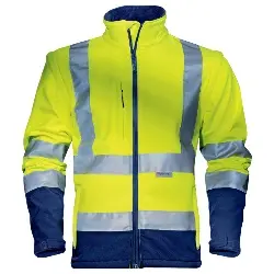 Produktfoto 1 von 9809612 Uvex protection flash Softshelljacke Gr.XL warngelb / blau