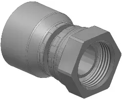 Produktfoto 1 von 19248-8-10 Female BSP Swivel - straight E