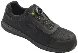 5520-43 Halbschuh S3 SRC ESD schwarz Sam, Nylonmaterial Gr. 43