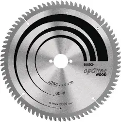 Produktfoto 1 von 2608640645 Kreissägeblatt 250x30, 80 WZ/N Optiline Wood - BOSCH -