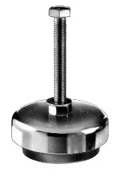 Produktfoto 1 von 68592100 Maschinenfuß Typ KA mit verchromter Stahlplatte AD: 200mm