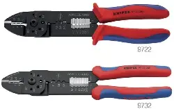 Produktfoto 1 von 97 32 240 Chrimpzange, lackiert, mit Mehrkomponentenhüllen -KNIPEX-