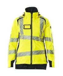 Produktfoto 1 von 19045-449-170105XL MASCOT Damen Winterjacke CLIMASCOT, High Vis gelb/schwarzblau, Gr.5XL