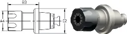 Produktfoto 1 von LW3.E11.K01.026 SWISS Micro, Spannzg.-Futter LW3, ER11, D16 x L26
