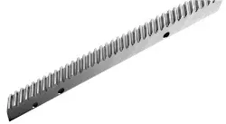 Produktfoto 1 von 25160310 Zahnstange aus Blankstahl,Modul 2, 0, 500mm,schräg verzahnt