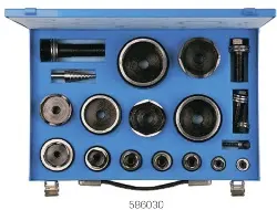 Produktfoto 1 von 710001 Blechlocher-Satz mit Standard- Druckschraube, PG7-PG29