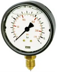 Produktfoto 1 von 707-K 707-K, Glyzerinmanometer, Kunststoff, G 1/4 unten, 0 - 10,0 bar, Ø 63