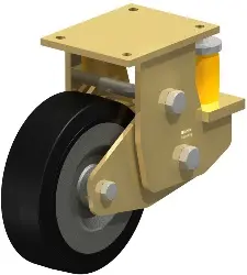 Produktfoto 1 von BSFE-SE 252K BLICKLE Stahlgeschweißte Schwerlast-Bockrolle mit PU-Feder