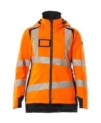 Produktfoto 1 von 19045-449-140105XL MASCOT Damen Winterjacke CLIMASCOT, High Vis orange/schwarzblau, Gr.5XL