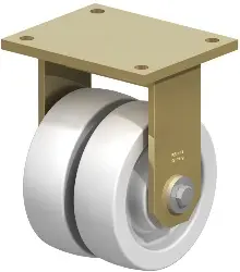 Produktfoto 1 von BSD-SPO 160K-35 BLICKLE Stahlgeschweißte Schwerlast-Doppel-Bockrolle