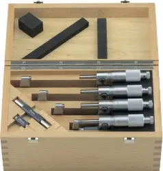 Produktfoto 1 von 4134050 Bügelmessschraube-Satz 40 SA HM-Messflächen 0-100mm MAHR