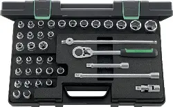 Produktfoto 1 von 98811909 Steckschlüssel-Satz 1/2' inkl. TORX, 39-tlg. STAHLWILLE