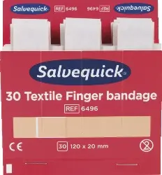 Produktfoto 1 von 1009496V Textil Fingerverband 6 Refills á 30 Fingerverbände Salvequick