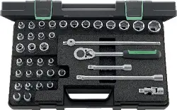 Produktfoto 1 von 96010120 Steckschlüssel-Satz 1/4' inkl. TORX, 38-tlg. STAHLWILLE