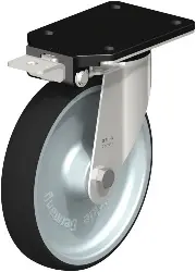 Produktfoto 1 von LEX-PATH 200XR-IS BLICKLE Edelstahl-Lenkrolle mit Anschraubplatte