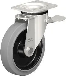 LKX-POEV 200KD-ST-SG BLICKLE Edelstahl-Schwerlast-Lenkrolle