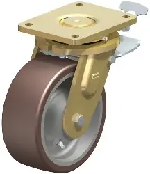 Produktfoto 1 von LS-GB 202K-ST-RI2 BLICKLE Stahlgeschweißte Schwerlast-Bockrolle mit Stahlfeder
