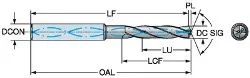 86010830026A1GMX1BM CoroDrill® 860 Vollhartmetallbohrer
