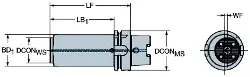 Produktfoto 1 von HT0650SL40L130 SANDVIK HSK für CoroTurn® SL Adapter
