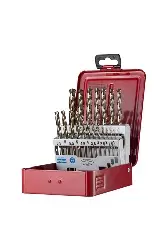 Produktfoto 1 von A295219 Bohrersatz 19-teilig HSS-E kurz mit Zyl. DIN 338 N