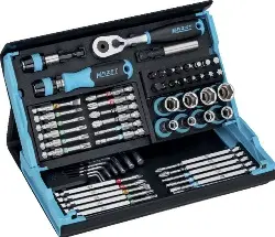 Produktfoto 1 von 2200SC-32 Bit-Ratschen-Satz 1/4', 59-tlg 2200 SC-32 -HAZET-