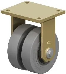 Produktfoto 1 von BSD-SE 160K-35-SG BLICKLE Stahlgeschweißte Schwerlast-Doppel-Bockrolle