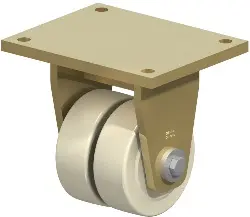 Produktfoto 1 von BSD-GSPO 150K BLICKLE Stahlgeschweißte Schwerlast-Doppel-Bockrolle