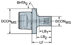 Produktfoto 1 von C4391EH12029 SANDVIK COROMANT CAPTO-Schafthalter