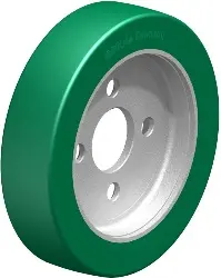 Produktfoto 1 von GSTA 250/4 BLICKLE Schwerlast-Anflanschrad mit PU-Laufbelag Softhane