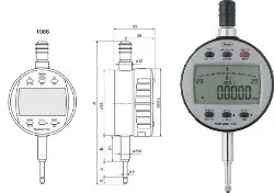 Produktfoto 1 von 4337661 Digital Messuhr 1087 R 25 xmm/inch, IP42 MAHR