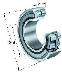 Produktfoto 1 von 0800280550000 FAG Pendelrollenlager WS22220-E1-XL-2RSR