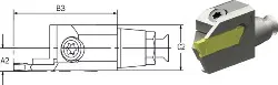 Produktfoto 1 von TOS.K.TH2.20.02A L SWISS Micro, Halter TH2 SIM LW3, links, WSP = TH2.20