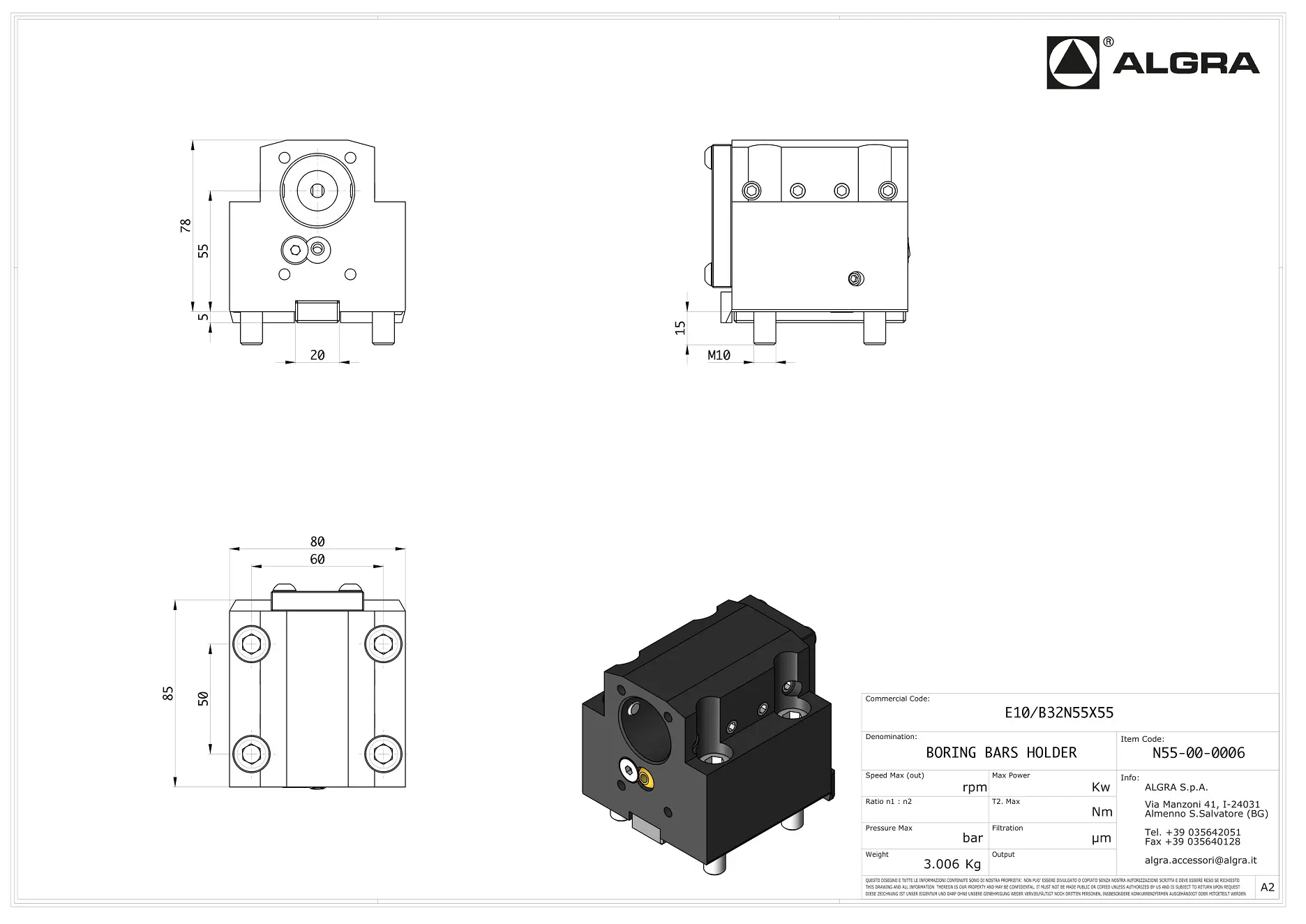 Produktfoto 1 von E10/B32N55X55