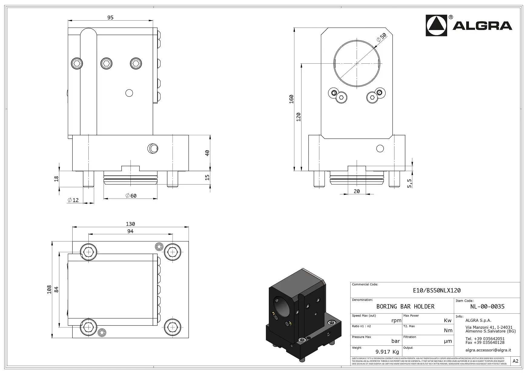 Produktfoto 1 von E10/BS50NLX120