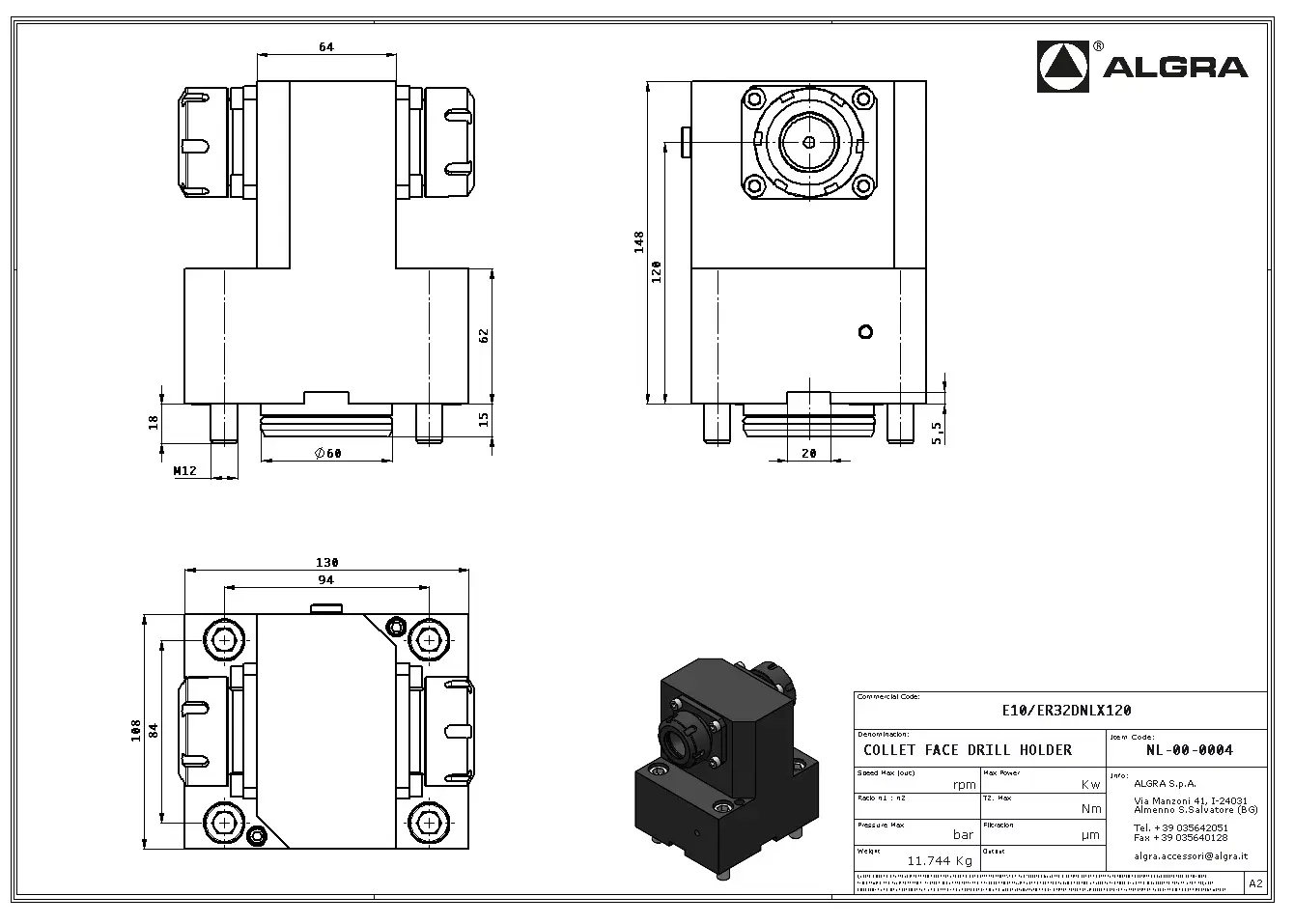 Produktfoto 1 von E10/ER32DNLX120