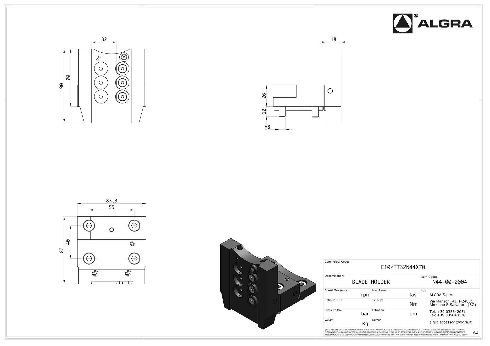 Produktfoto 1 von E10/TT32N44X70
