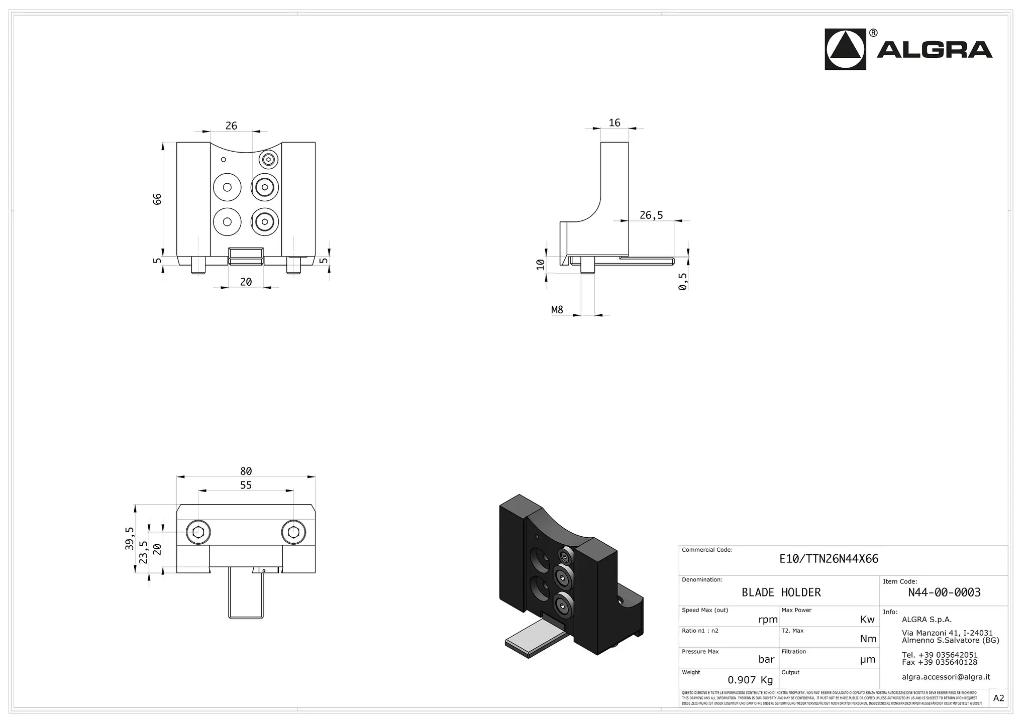 Produktfoto 1 von E10/TTN26N44X66