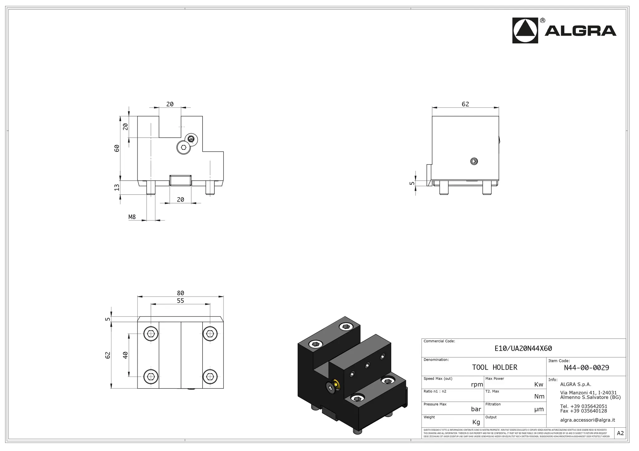 Produktfoto 1 von E10/UA20N44X60