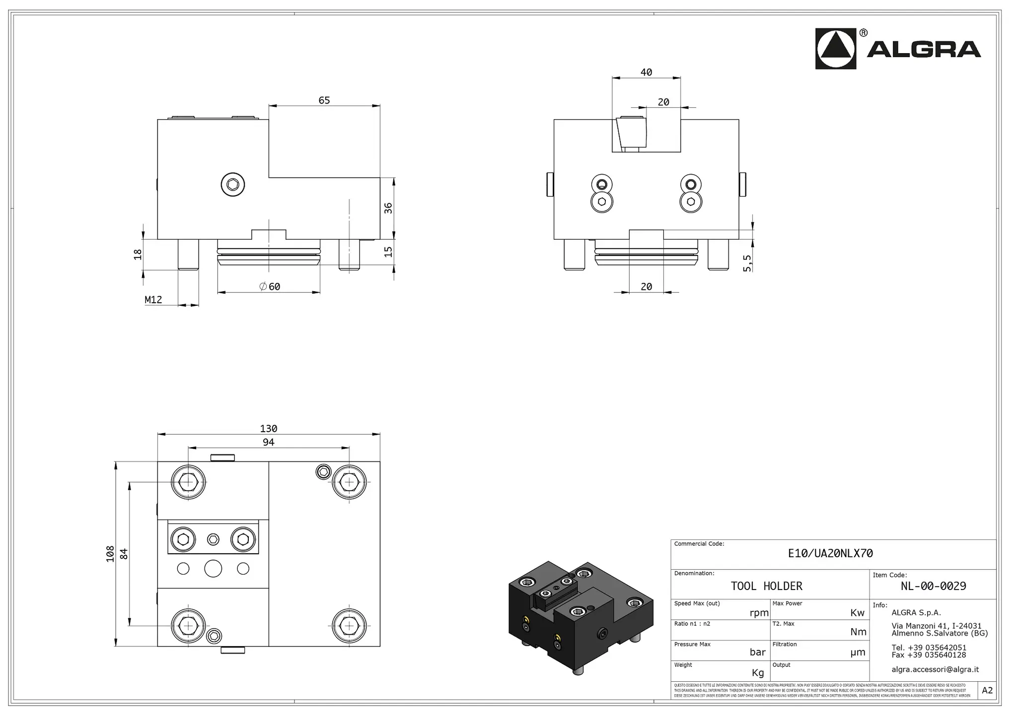 Produktfoto 1 von E10/UA20NLX70